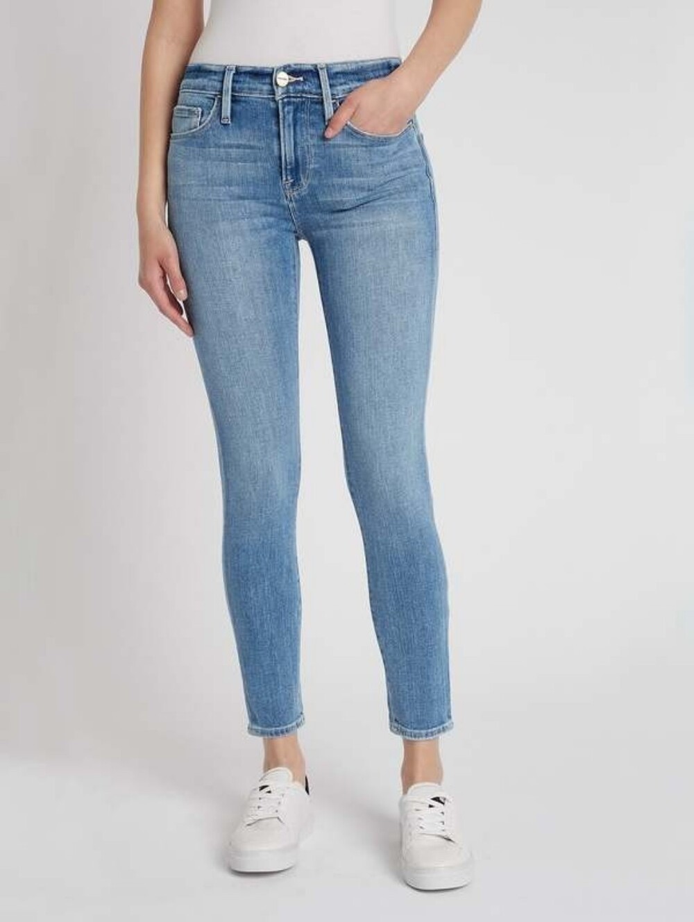 Frame Denim Le Skinny de Jeanne Light Blue Jeans